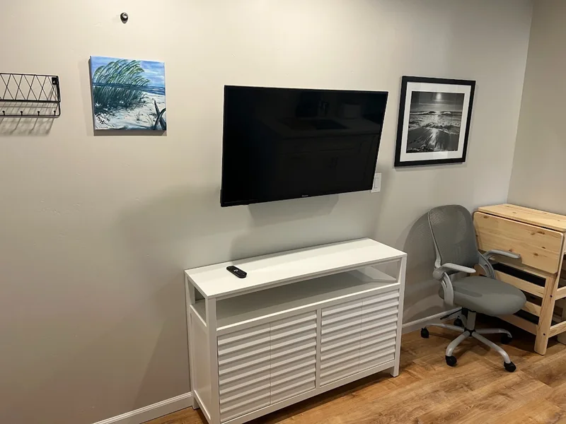Boundary studio living area and workspace